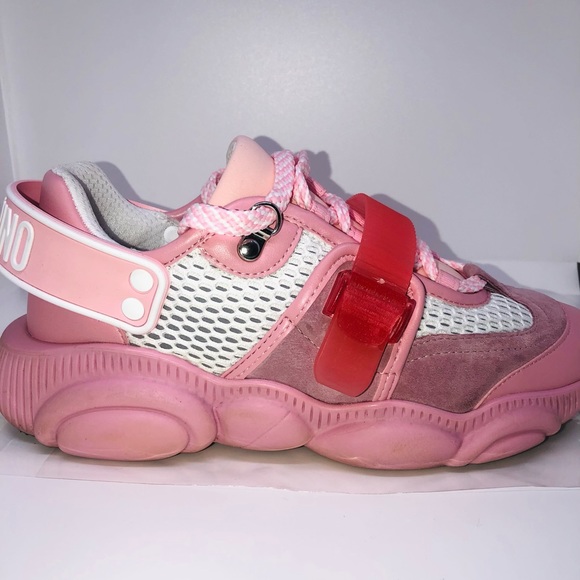 Moschino Pink Roller Skate Teddy Shoes - Picture 4 of 7